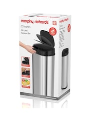 Morphy Richards Chrome 50L Square Sensor Bin - Image 4 of 4
