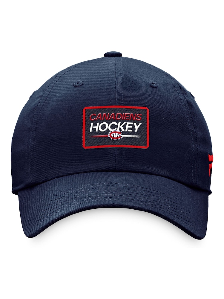 Fanatics Unisex Blue NHL Montreal Canadiens Authentic Pro Prime Graphic Unstructured Adjustable 100% Cotton Cap - Image 4 of 4