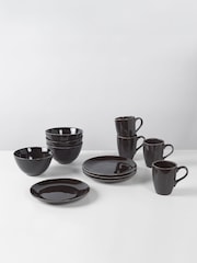 Broste Copenhagen 12 Piece Black Nordic Breakfast Set - Image 1 of 2