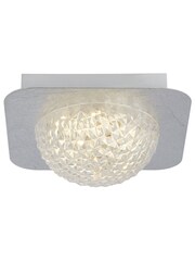 Searchlight Silver Lilac Silver LED Flush Ceiling Light - Image 2 of 3
