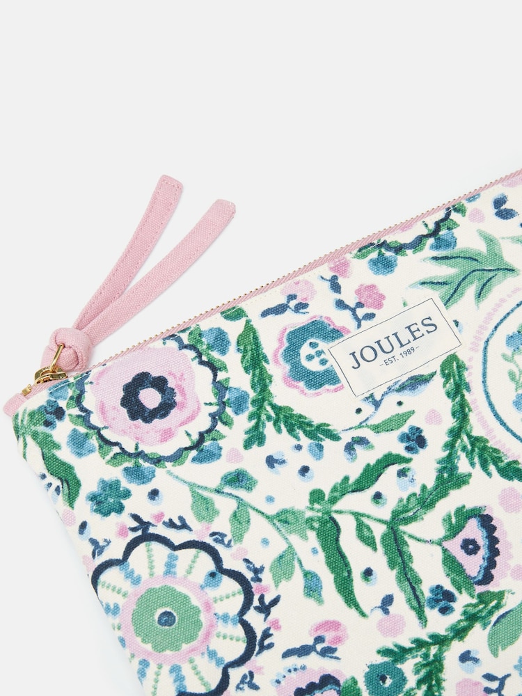 Joules Carrywell Floral Zip Pouch - Image 2 of 4 Joules Carrywell Floral Zip Pouch - Image 2 of 4