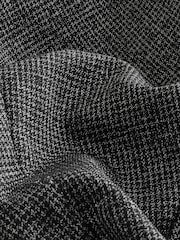 Charcoal Grey Puppytooth Texture Formal Joggers - Image 4 of 4