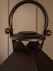 Gallery Home Brown Remi Metal Lantern Large - Image 2 of 4