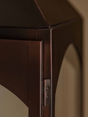 Gallery Home Brown Remi Metal Lantern Large - Image 3 of 4