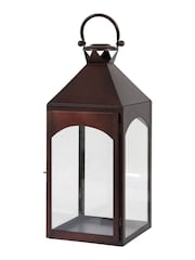 Gallery Home Brown Remi Metal Lantern Large - Image 4 of 4