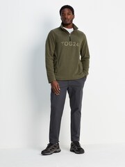 Tog 24 Green Drewery Zip Neck Fleece - Image 4 of 8