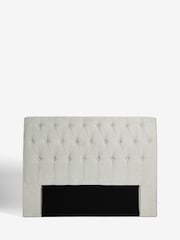 Soft Texture Light Grey Ellington Upholstered Headboard - Image 2 of 5