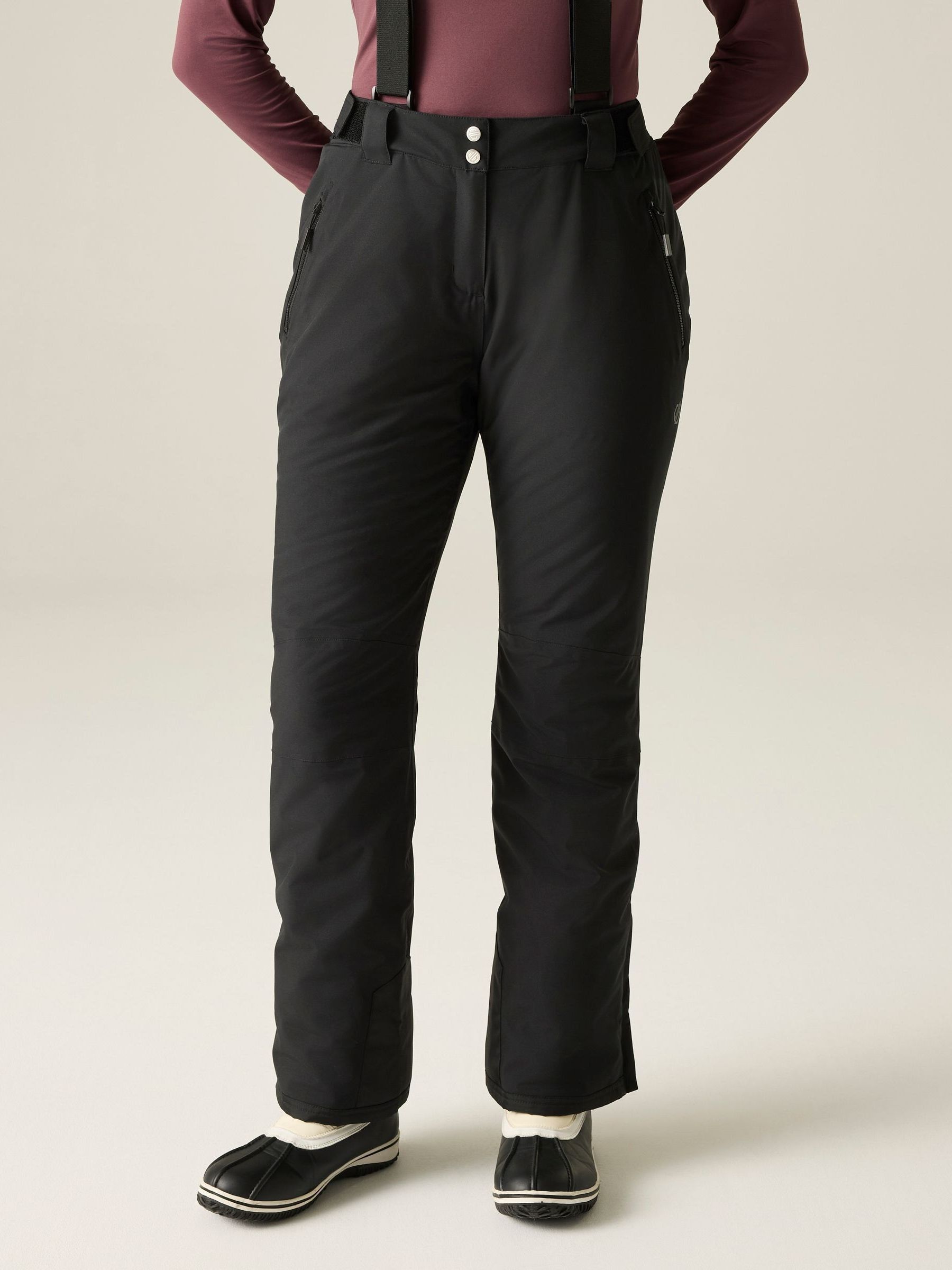 Dare2b Women's Effused Insulated Ii Ski Pant: : Regular Leg: Si Black Size 20 - Outdoor Action - Image 4