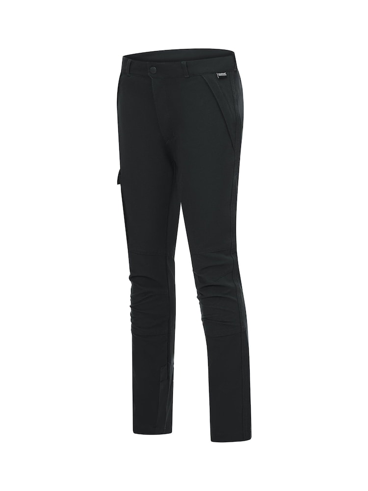 Regatta Black Tech Mountain Trousers - Image 2 of 4 Regatta Black Tech Mountain Trousers - Image 2 of 4