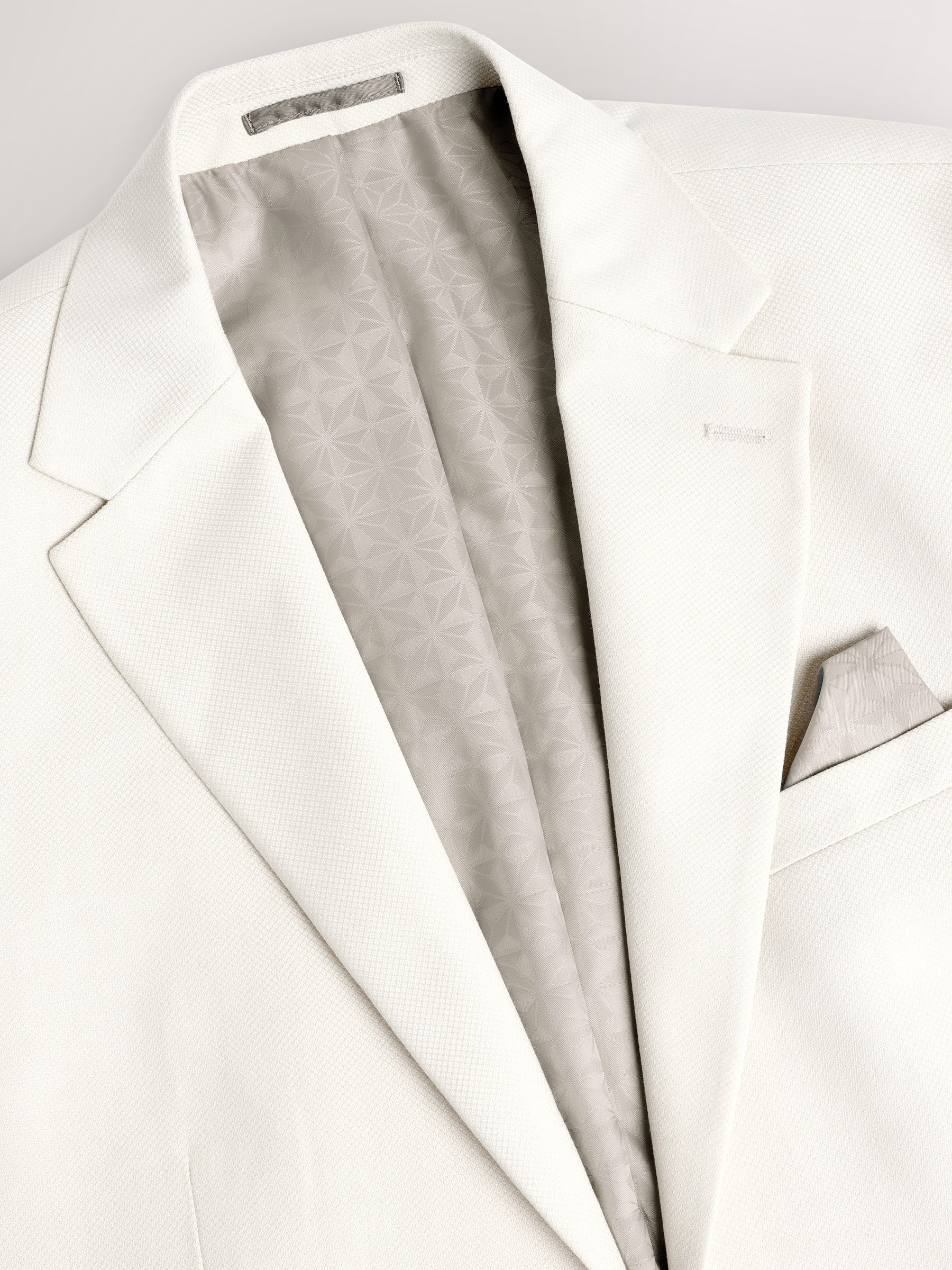 Buy Ecru Slim Fit Textured Suit Jacket from Next South Africa