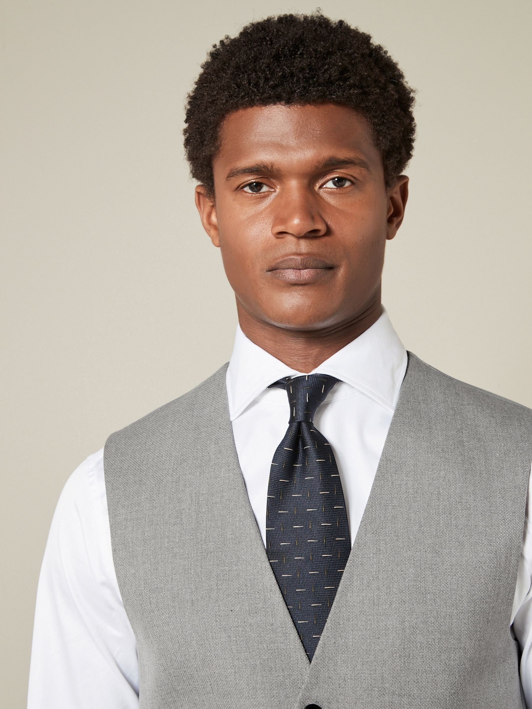 Buy Grey Textured Suit Waistcoat from Next USA