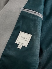 Grey Textured Suit Waistcoat - Image 7 of 9