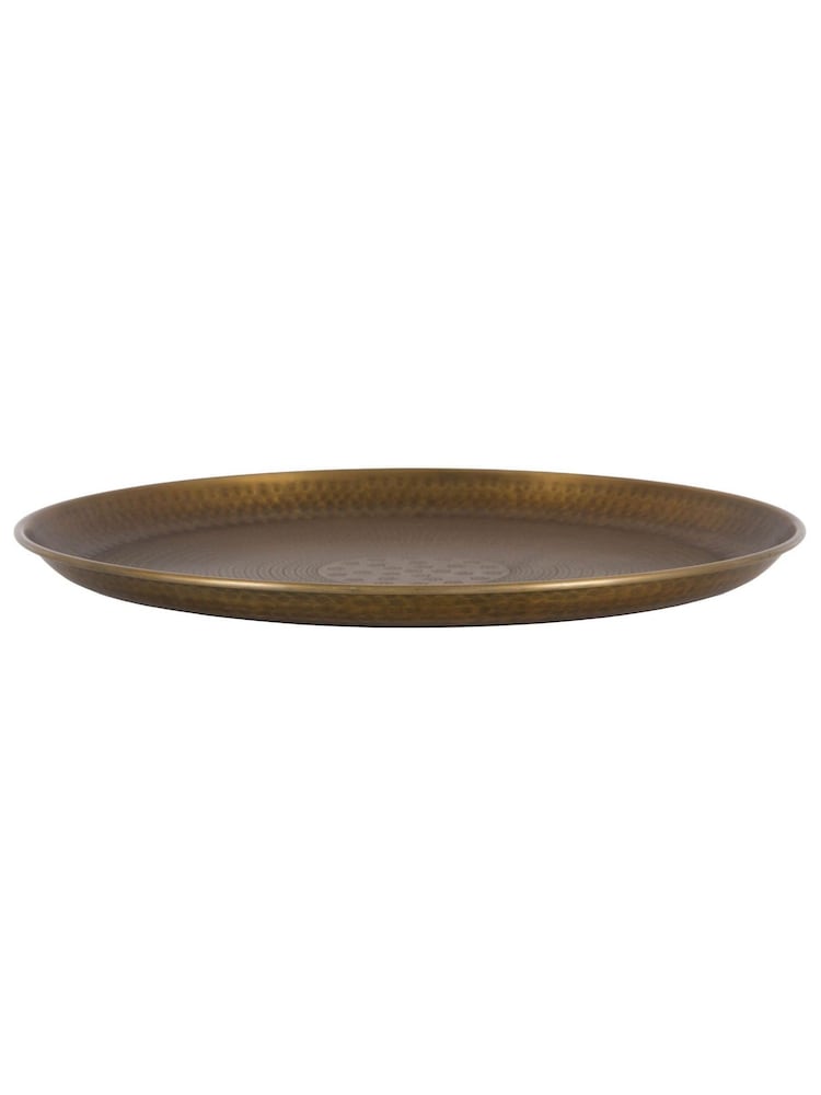 Gallery Home Gold Kari Metal Tray - Image 5 of 5 Gallery Home Gold Kari Metal Tray - Image 5 of 5