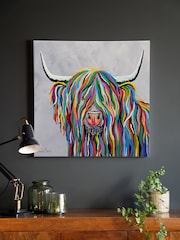 Steven Brown Art Grey Emily McCoo Medium Canvas Print - Image 1 of 4