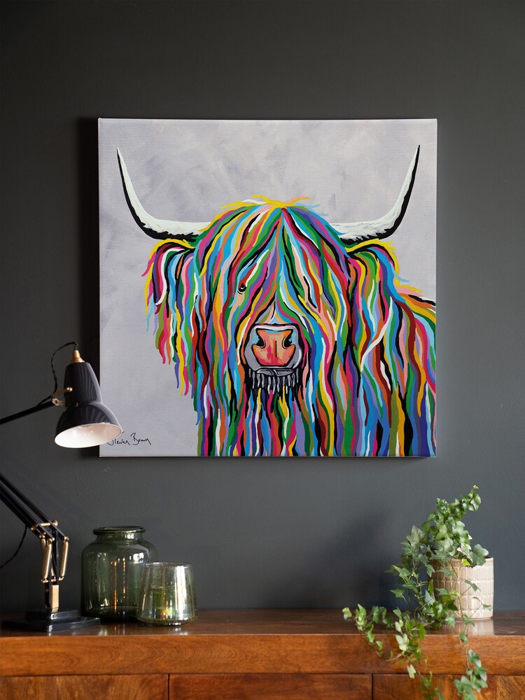 Steven Brown Art Grey Emily McCoo Medium Canvas Print - Image 1 of 4