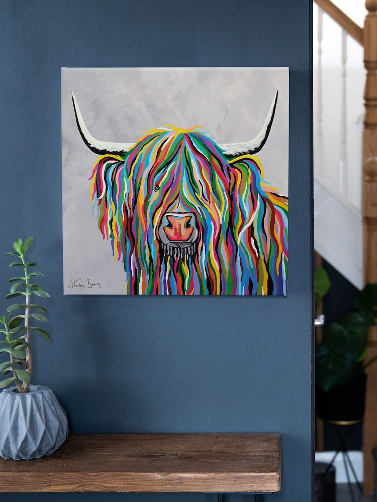 Steven Brown Art Grey Emily McCoo Medium Canvas Print - Image 2 of 4