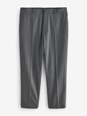 Charcoal Grey Smart Flannel Slim Fit Trousers - Image 6 of 8