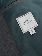 Grafitowoszara - Slim Fit Flannel Bomber Jacket - Image 9 of 12