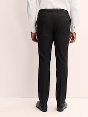 Black Muscle Fit Muscle FIt Motionflex Stretch Suit Trousers - Image 2 of 9