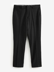 Black Muscle Fit Muscle FIt Motionflex Stretch Suit Trousers - Image 6 of 9