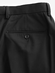 Black Muscle Fit Muscle FIt Motionflex Stretch Suit Trousers - Image 8 of 9