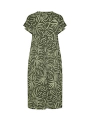 Zielony - Yours Curve Frill Sleeve Maxi Dress - Obraz 6 z 6