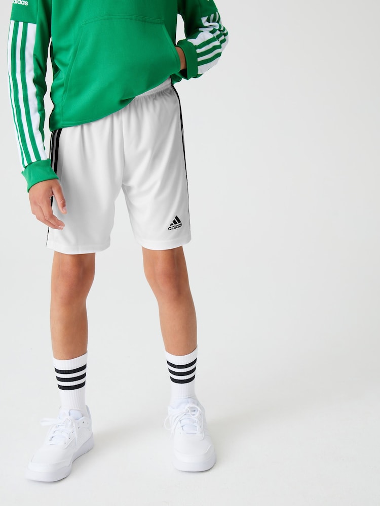 adidas White Squadra 21 Shorts - Image 1 of 9