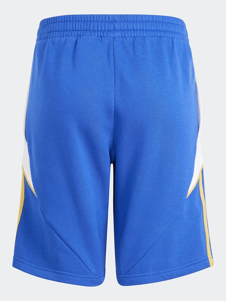 adidas Blue/White Pitch 2 Street Messi Sportswear Shorts - Image 2 of 5