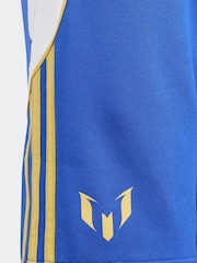 adidas Blue/White Pitch 2 Street Messi Sportswear Shorts - Image 3 of 5