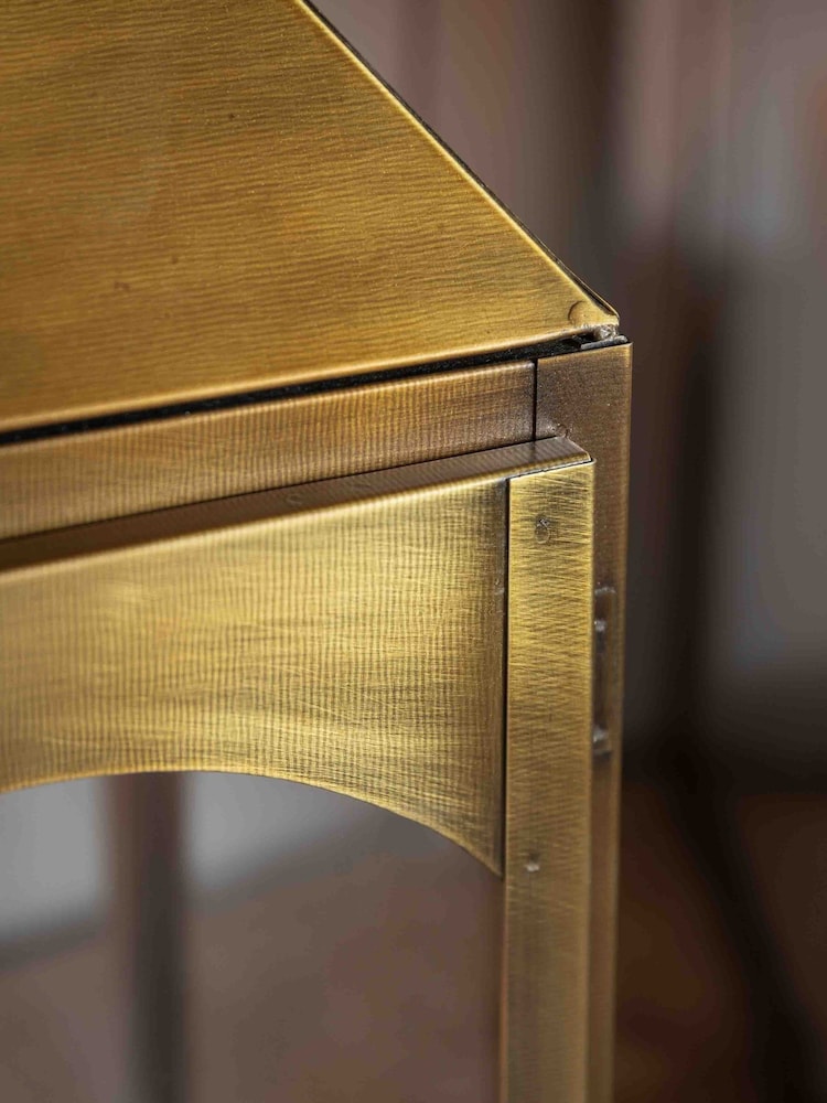 Gallery Home Gold Remi Metal Lantern Small - Image 2 of 4 Gallery Home Gold Remi Metal Lantern Small - Image 2 of 4