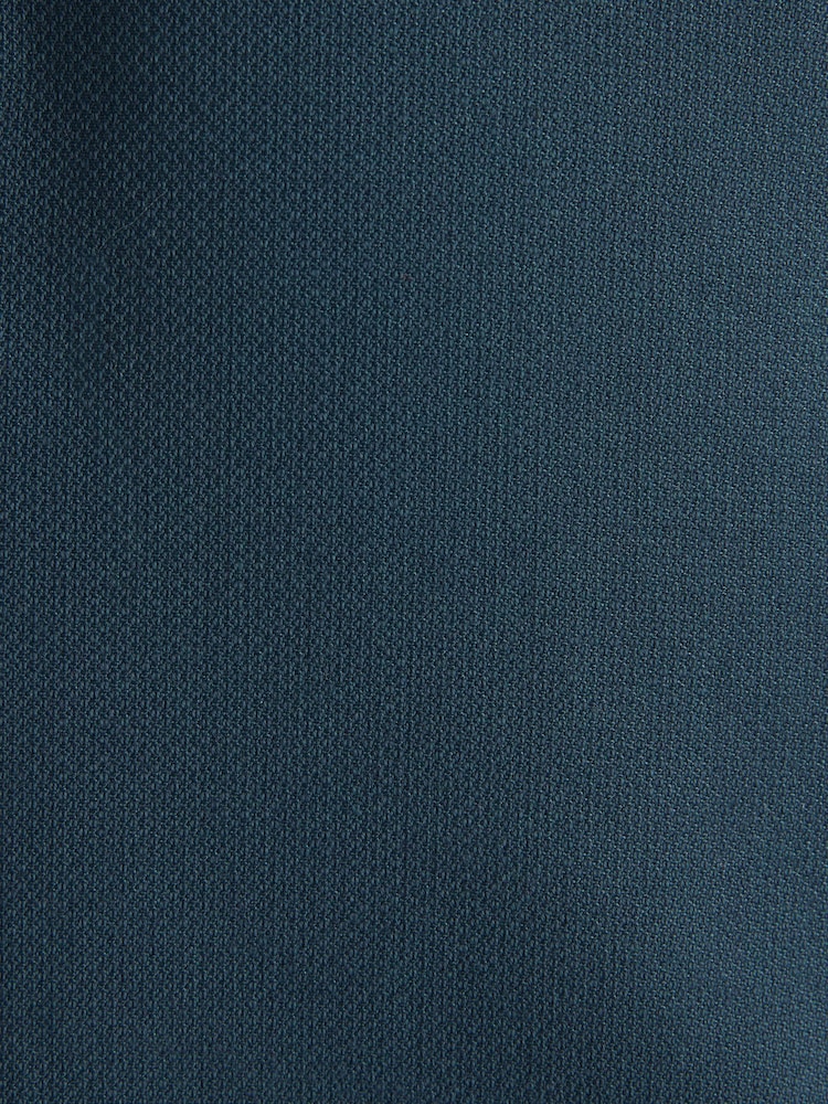 Teal Blue Textured Suit Waistcoat - Image 2 of 4