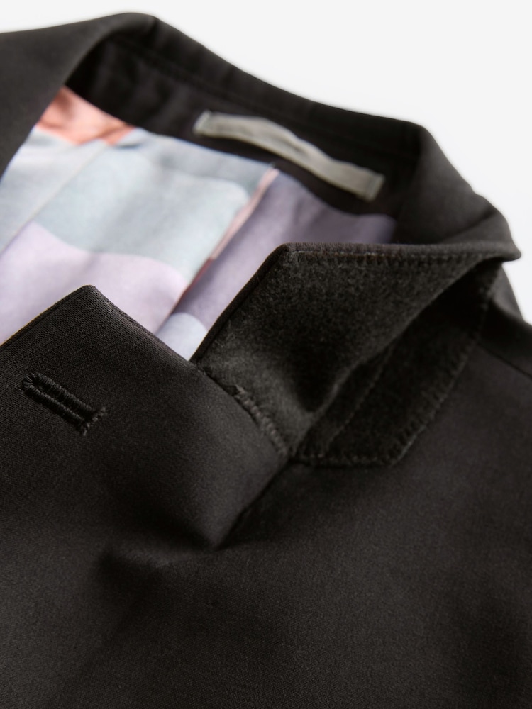 Brown Slim Fit Motionflex Stretch Suit Jacket - Image 7 of 9
