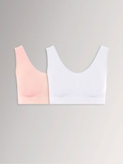 Yours Curve Pink Padded Seamfree Bras 2 Pack - Image 1 of 1