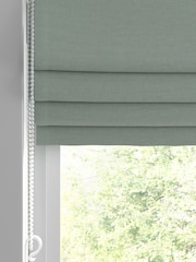 Sage Green 100% Cotton Made To Measure Roman Blind - Image 2 of 6