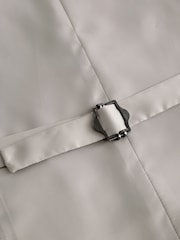 Ecru Textured Suit Waistcoat - Image 7 of 8