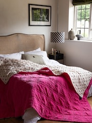 Rockett St George Mono Star Cotton Velvet Bedspread - Image 1 of 4