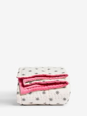 Rockett St George Mono Star Cotton Velvet Bedspread - Image 5 of 5