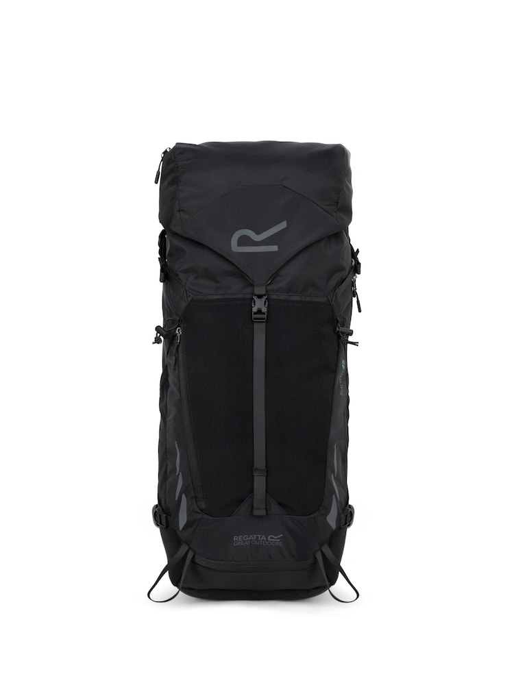Regatta Black Blackfell 4 45L Outdoor Bag - Image 1 of 6 Regatta Black Blackfell 4 45L Outdoor Bag - Image 1 of 6
