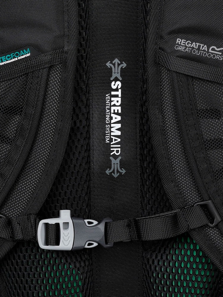 Regatta Black Blackfell 4 45L Outdoor Bag - Image 6 of 6 Regatta Black Blackfell 4 45L Outdoor Bag - Image 6 of 6