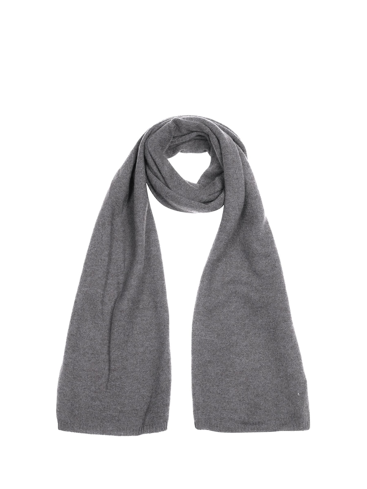 Pure Luxuries London Grey Oxford Cashmere Scarf - Image 1 of 2