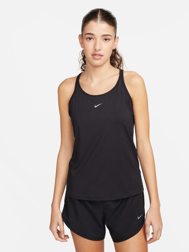 Nike Black One Classic Dri-FIT Strappy Tank Top - Image 5 of 12