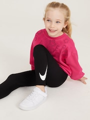 Nike Black Little Kids Performance Leggings - Image 2 of 6