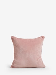 Blush Pink 45 x 45cm Soft Velour Cushion - Image 3 of 4