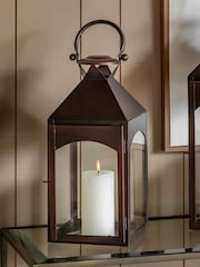 Gallery Home Brown Remi Metal Lantern Small - Image 1 of 4