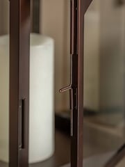 Gallery Home Brown Remi Metal Lantern Small - Image 3 of 4