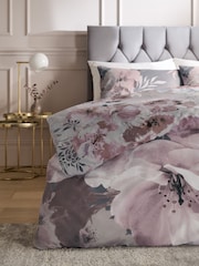 Catherine Lansfield Pink Dramatic Floral Duvet Cover And Pillowcase Set - Image 4 of 4