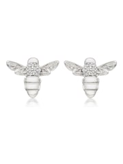Beaverbrooks Cubic Zirconia Bee Earrings - Image 5 of 7
