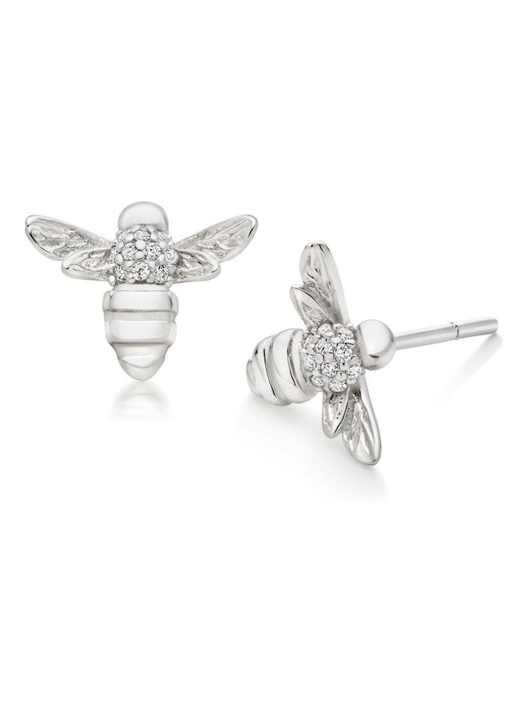 Beaverbrooks Cubic Zirconia Bee Earrings - Image 7 of 7