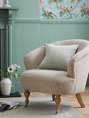 Sage Green Soft Velour Cushion - Image 1 of 7