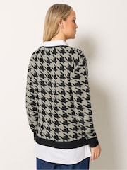 Long Tall Sally Brown 2 In 1 Shirt Jumper - Image 3 of 6